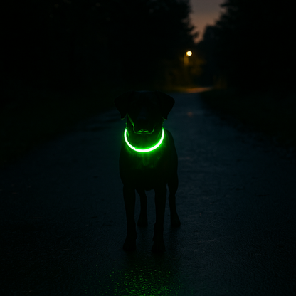 Snuffinopets™ LED Veiligheids-Halsband – Oplaadbaar