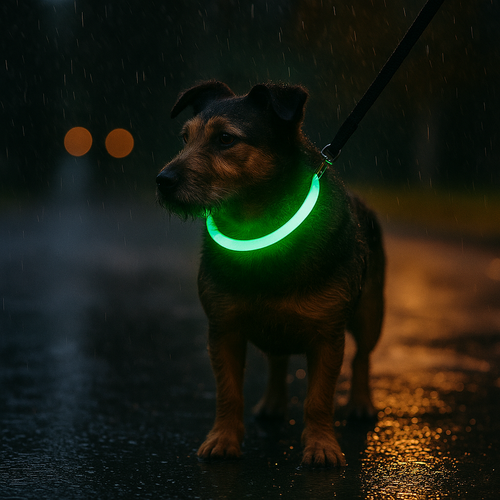 Snuffinopets™ LED Veiligheids-Halsband – Oplaadbaar